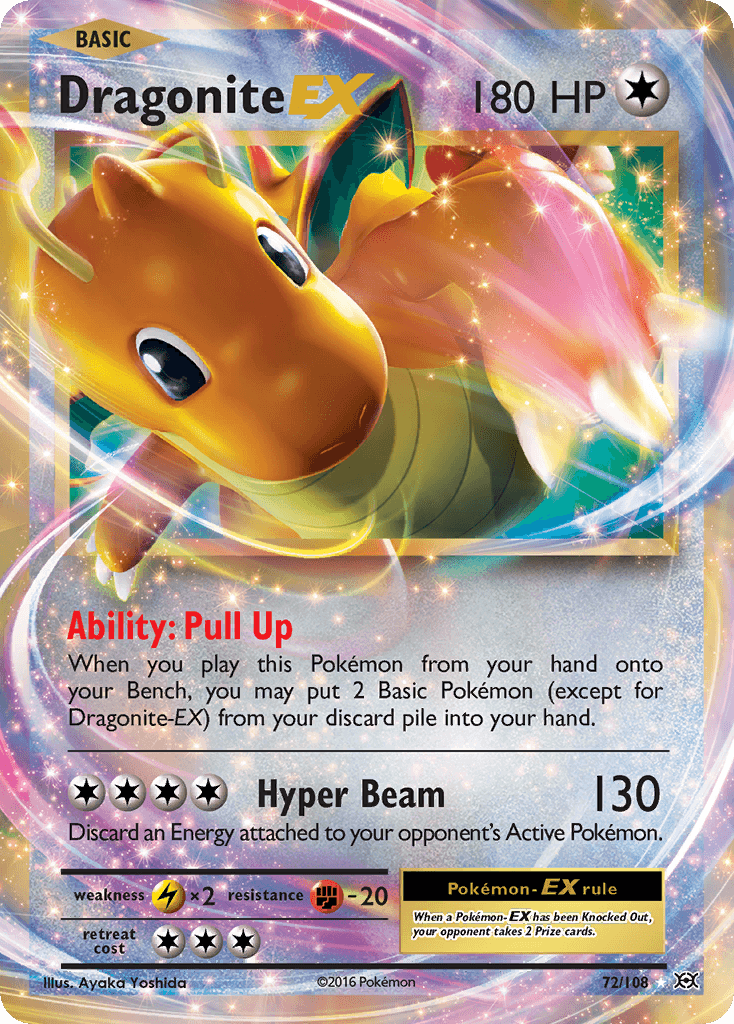 Dragonite-EX Evolutions card