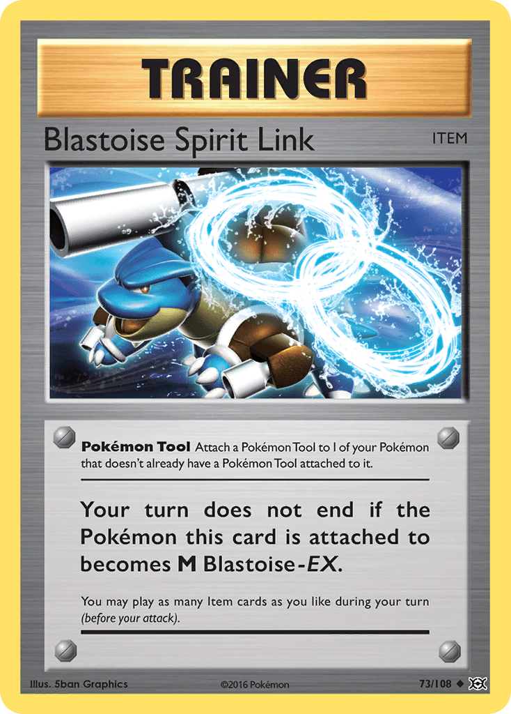 Blastoise Spirit Link Evolutions card