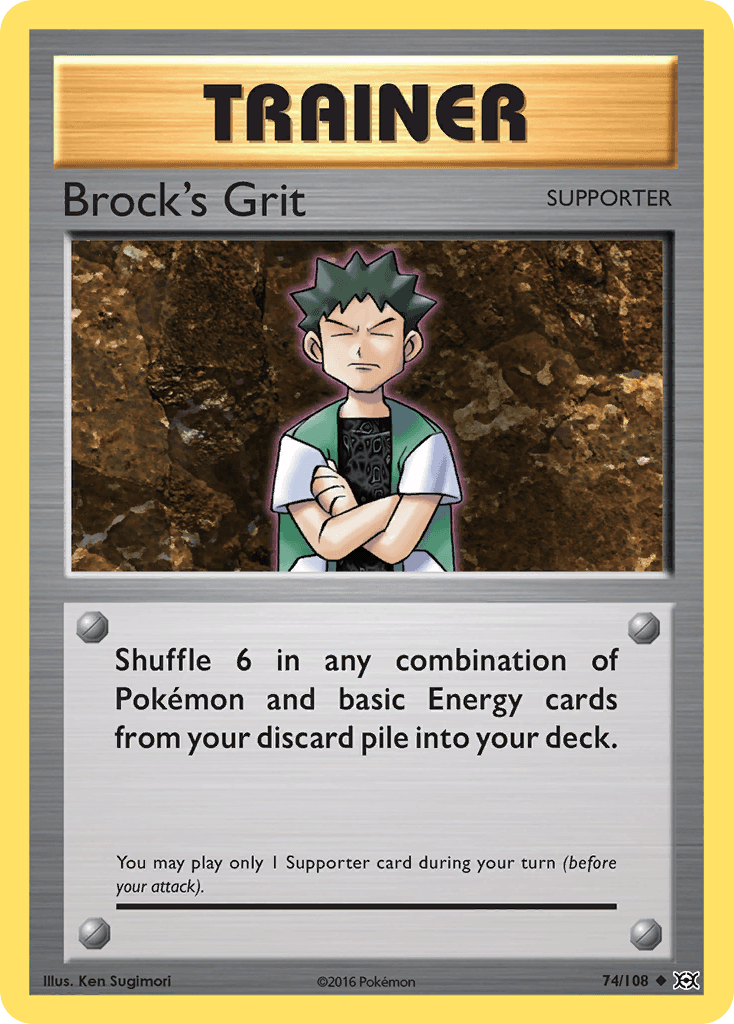 Brock's Grit Evolutions card