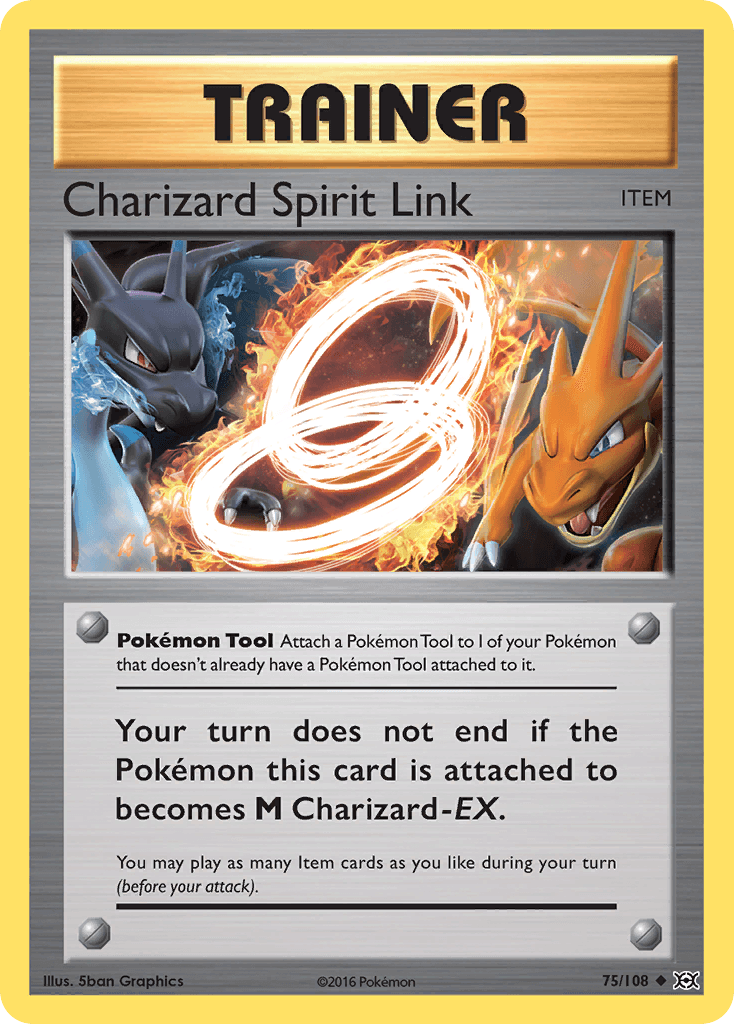 Charizard Spirit Link Evolutions card