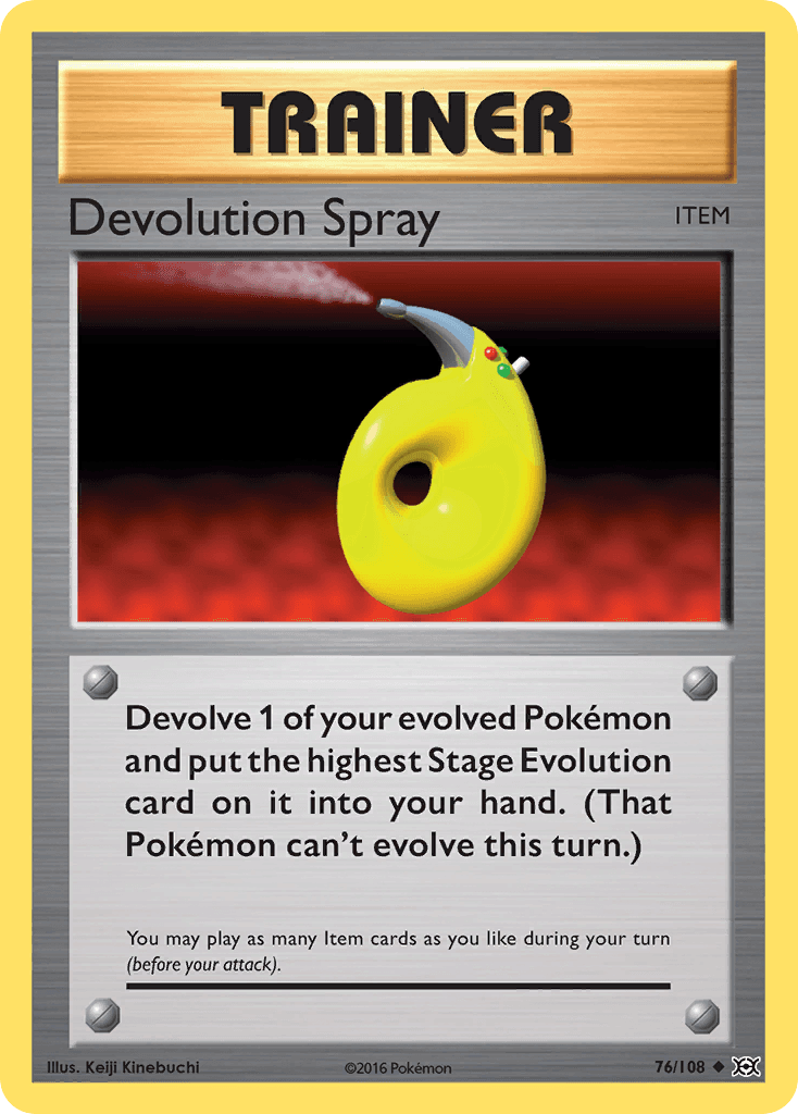 Devolution Spray 寶可夢 card