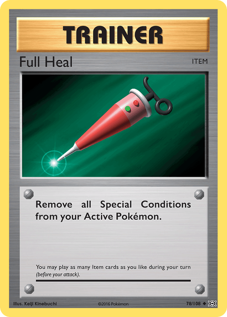 Full Heal Evolutions card