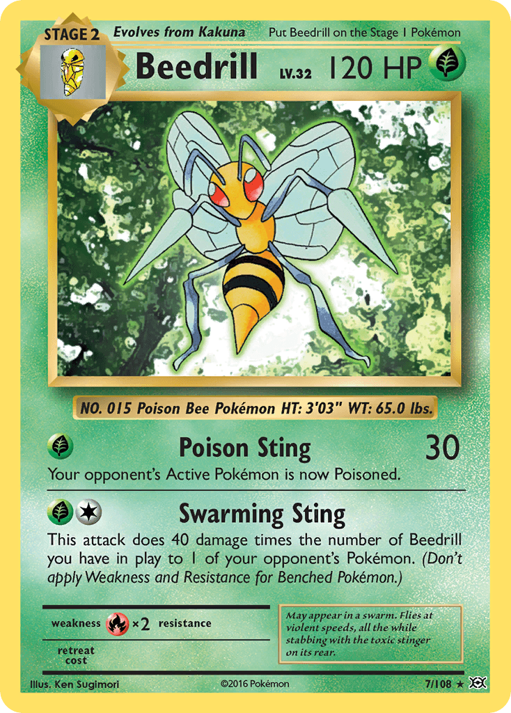 Beedrill 寶可夢 card