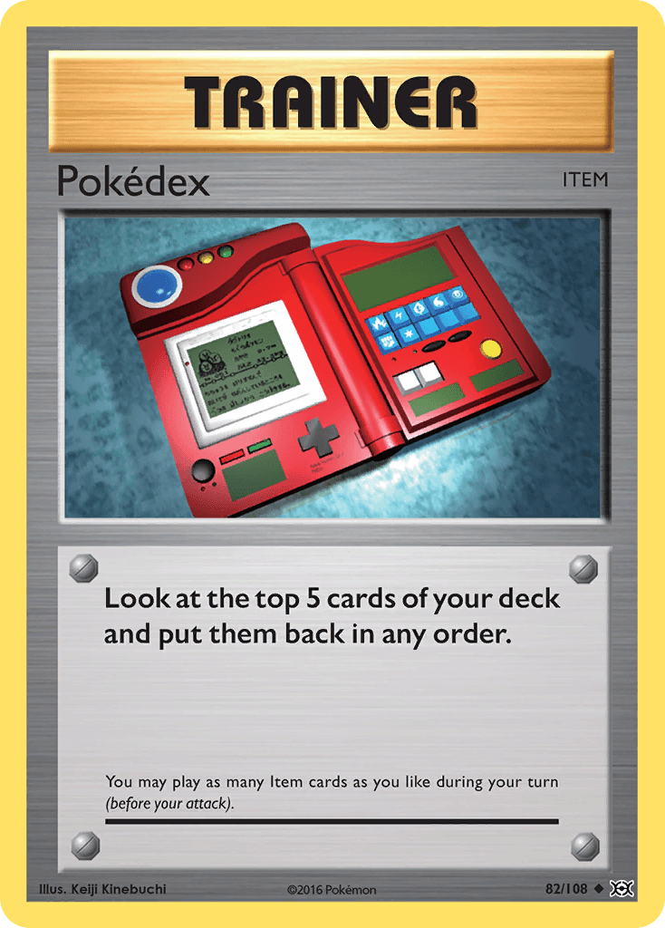 Pokédex Evolutions card