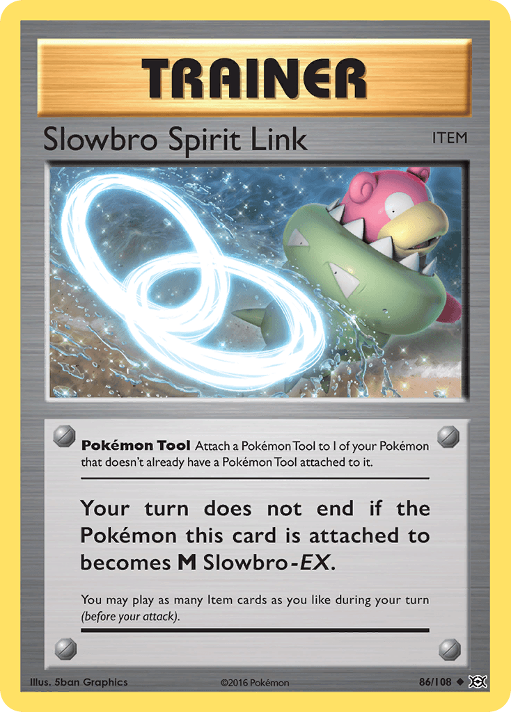 Slowbro Spirit Link Evolutions card