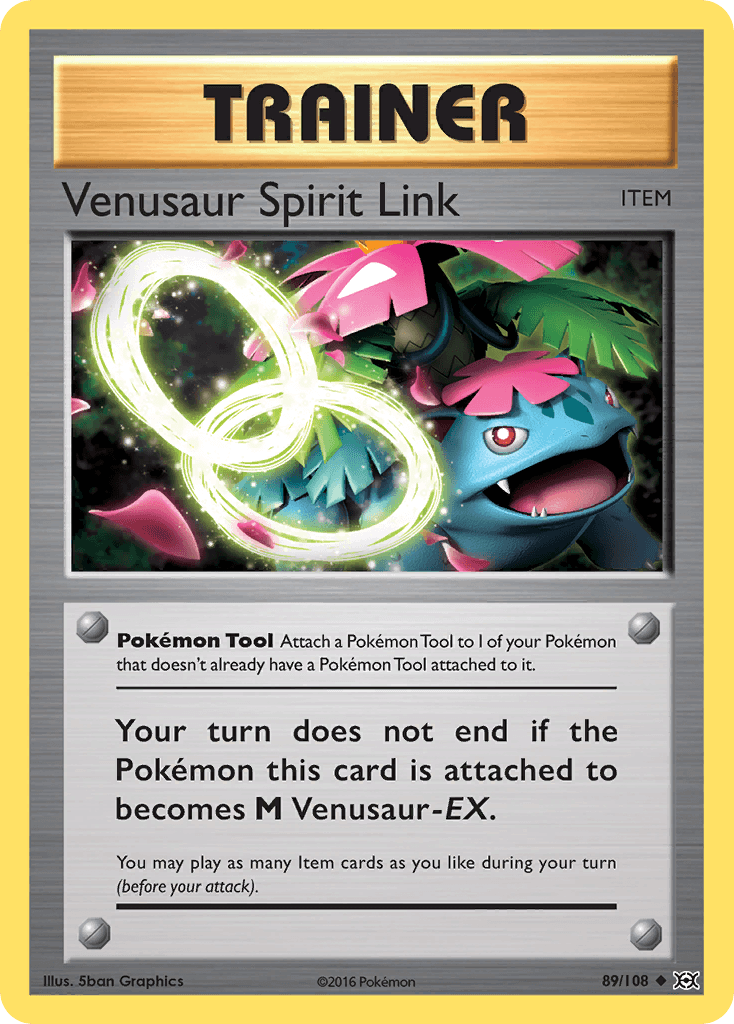 Venusaur Spirit Link Evolutions card