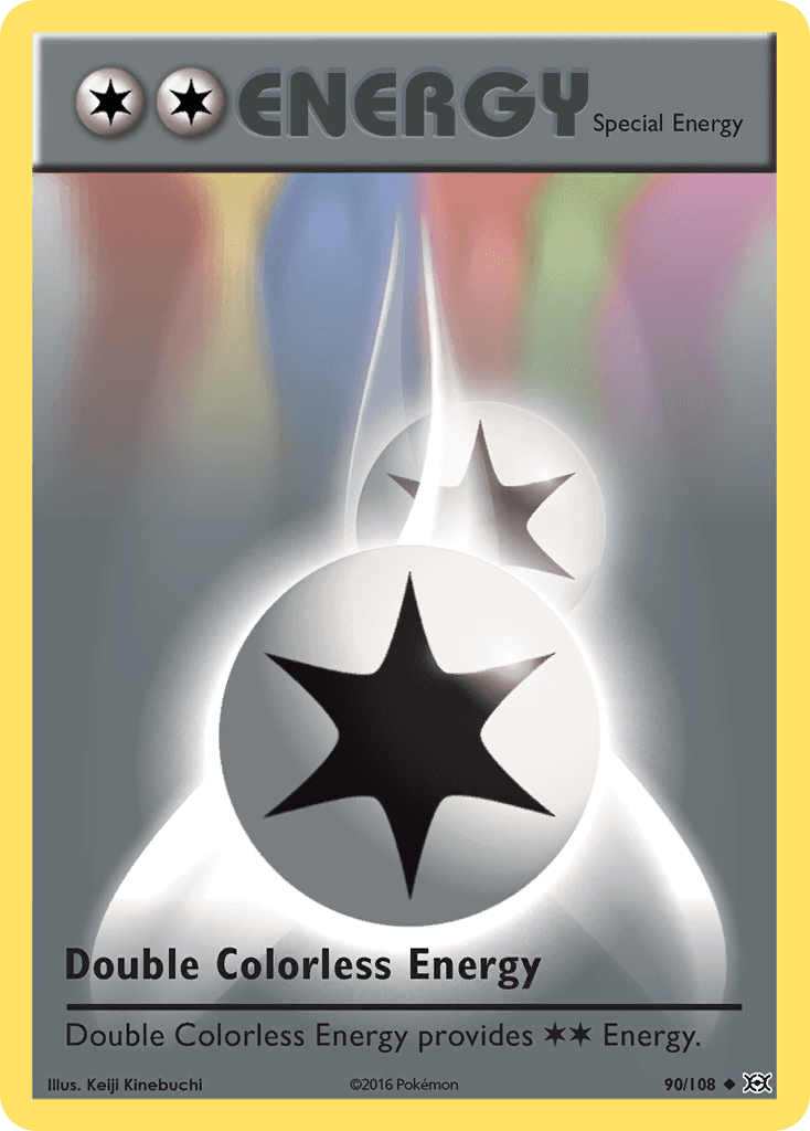 Double Colorless Energy Evolutions card