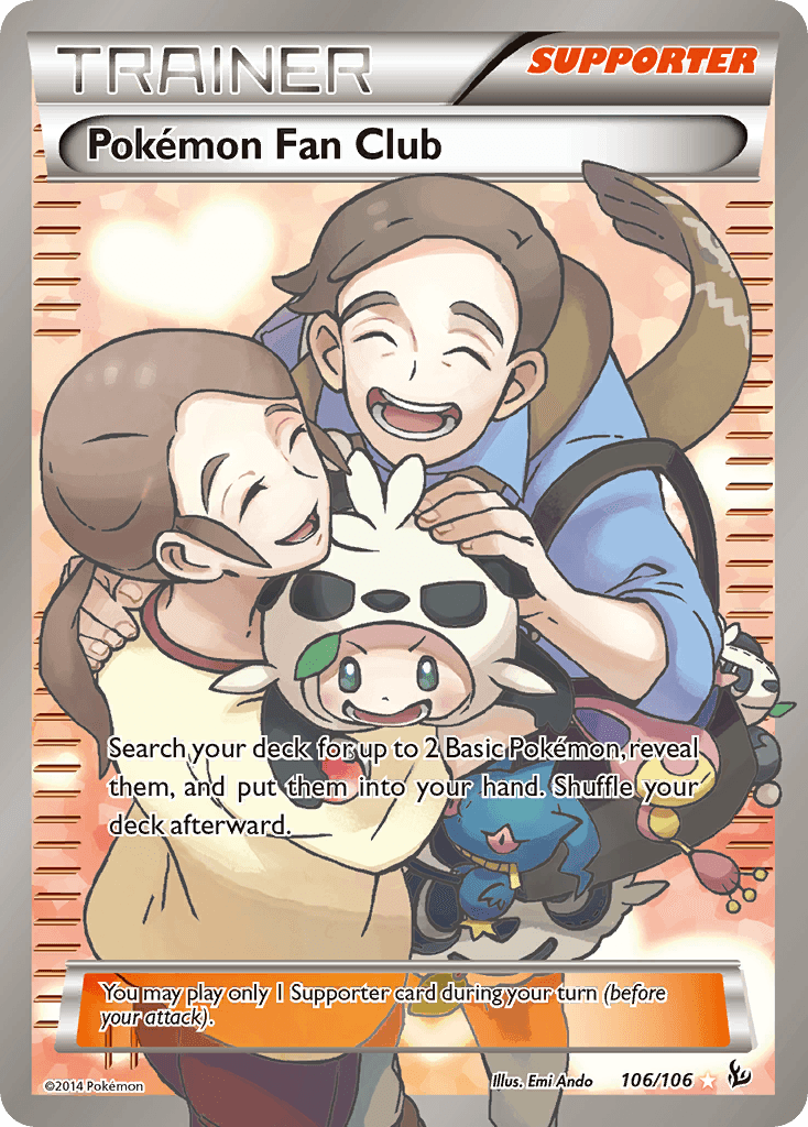 Pokémon Fan Club Flashfire card