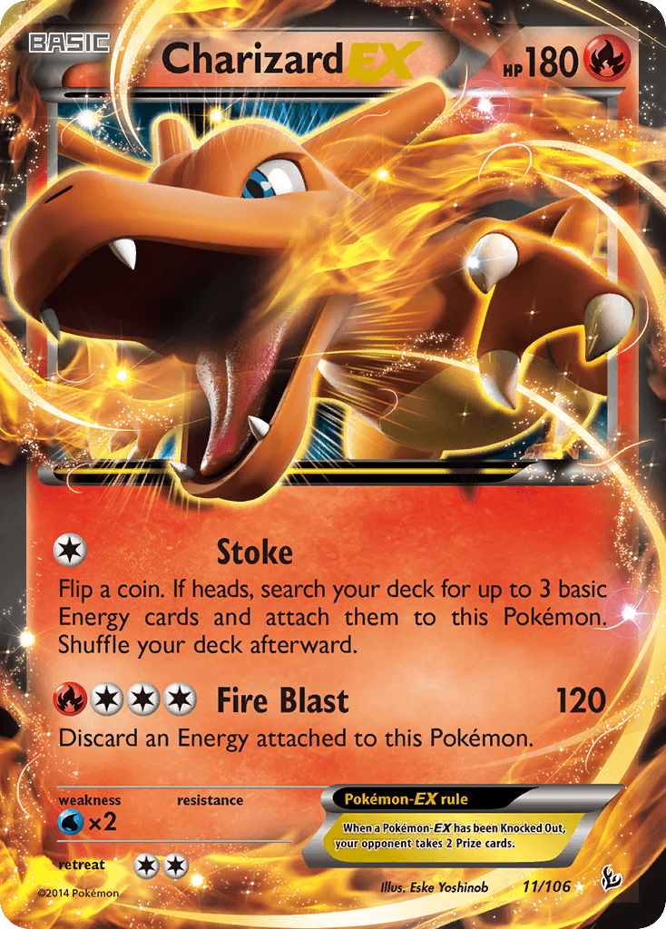 Charizard-EX Flashfire card