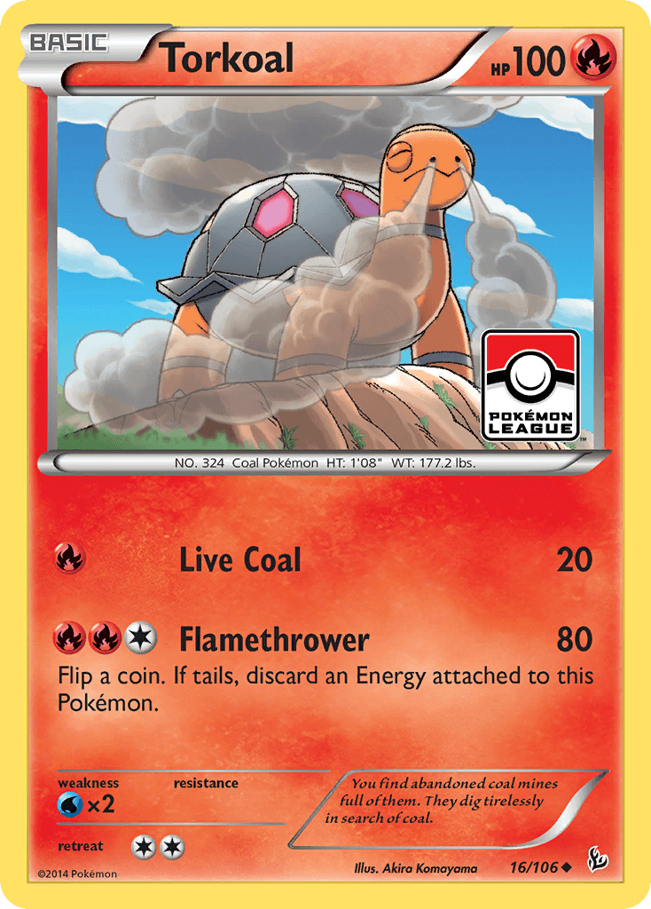 Torkoal Flashfire card