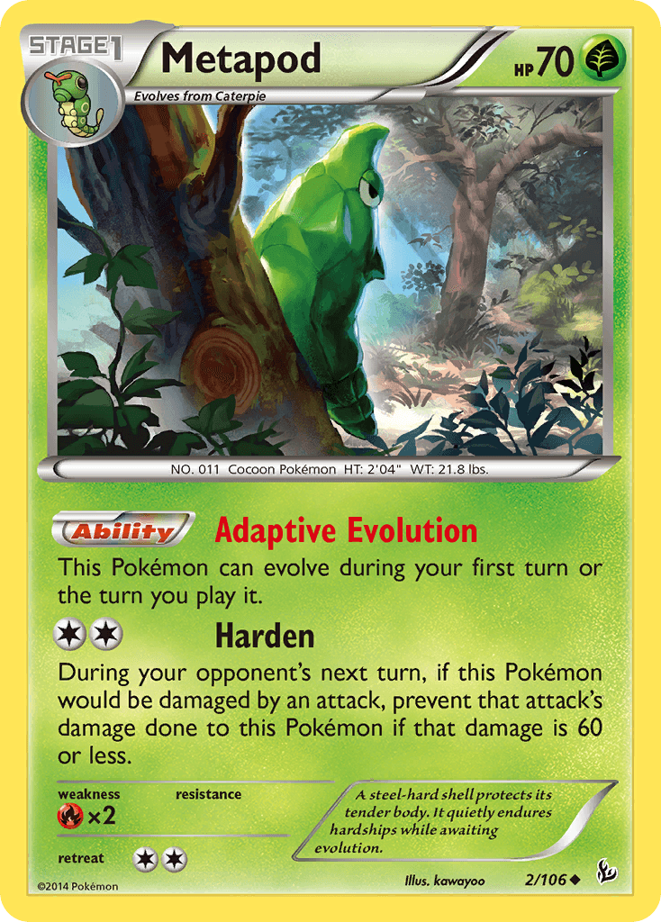 Metapod Flashfire card