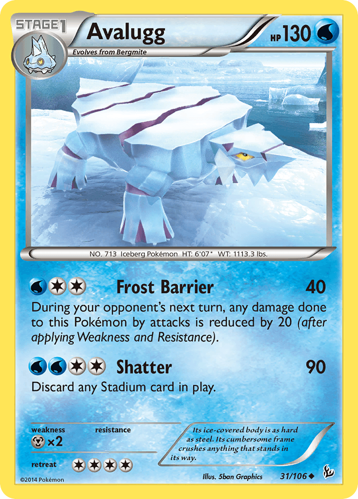 Avalugg Flashfire card