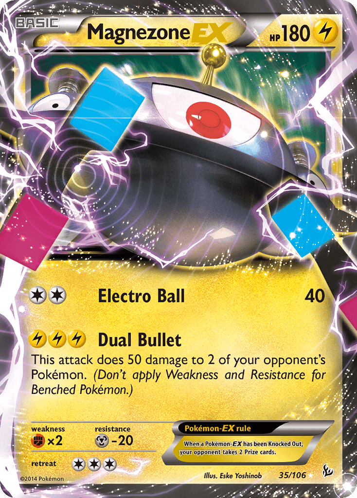 Magnezone-EX Flashfire card