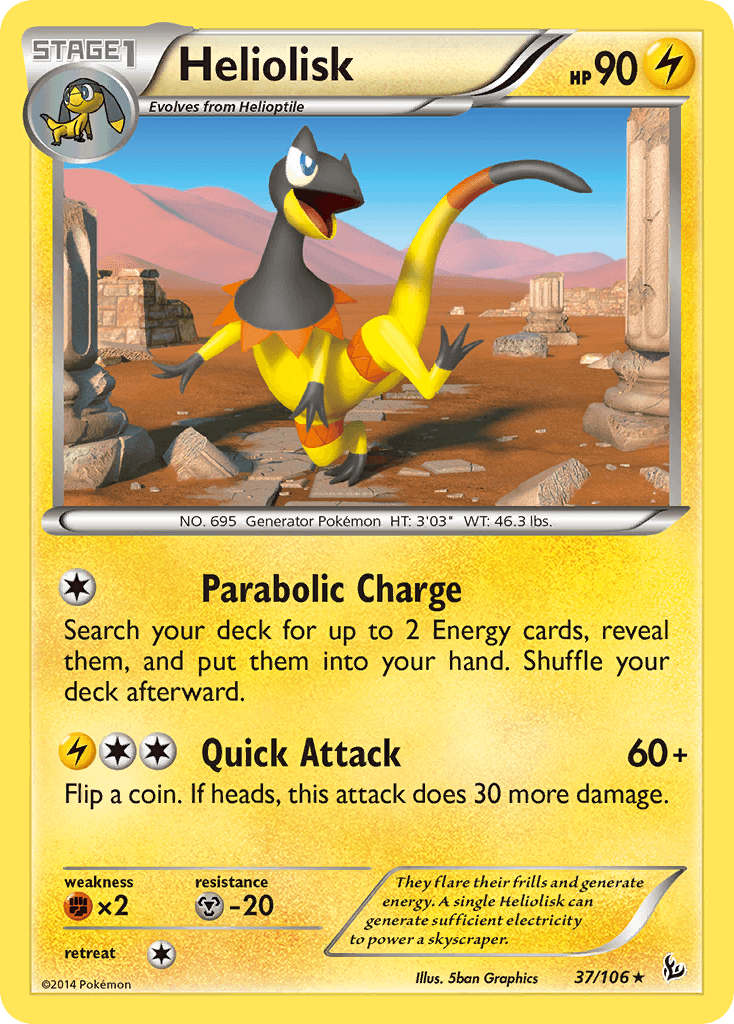 Heliolisk Flashfire card