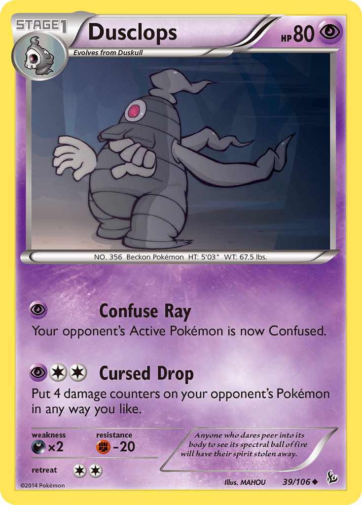 Dusclops Flashfire card