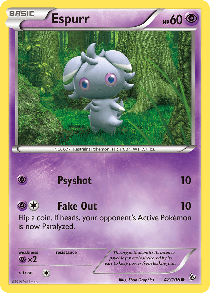 Espurr 寶可夢 card