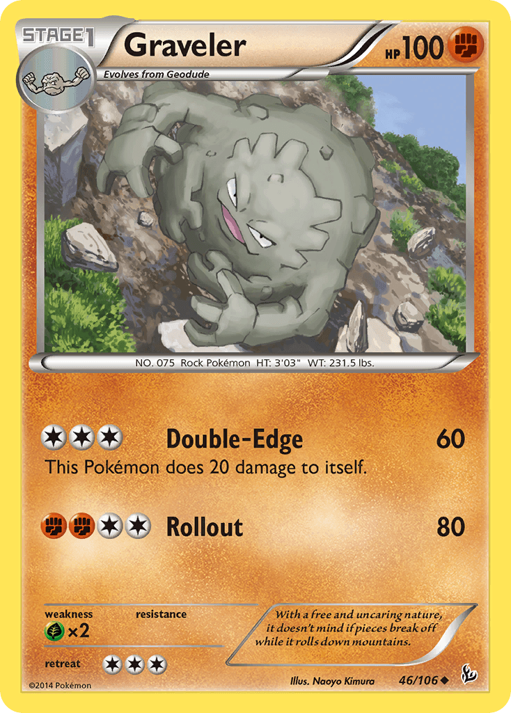 Graveler Flashfire card