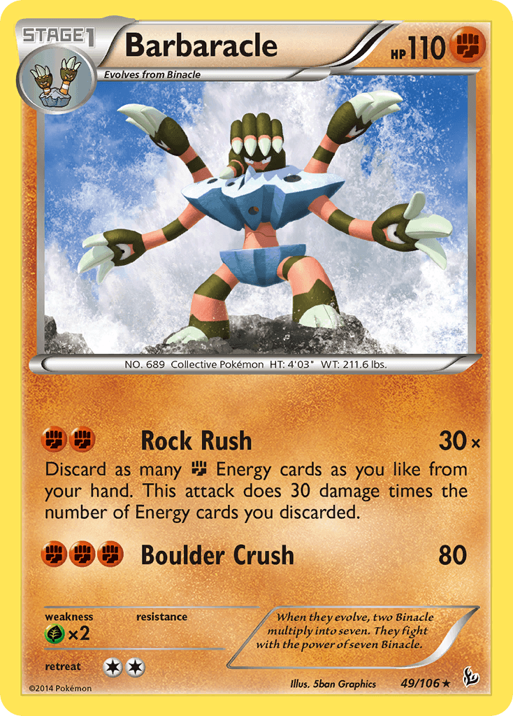 Barbaracle Flashfire card