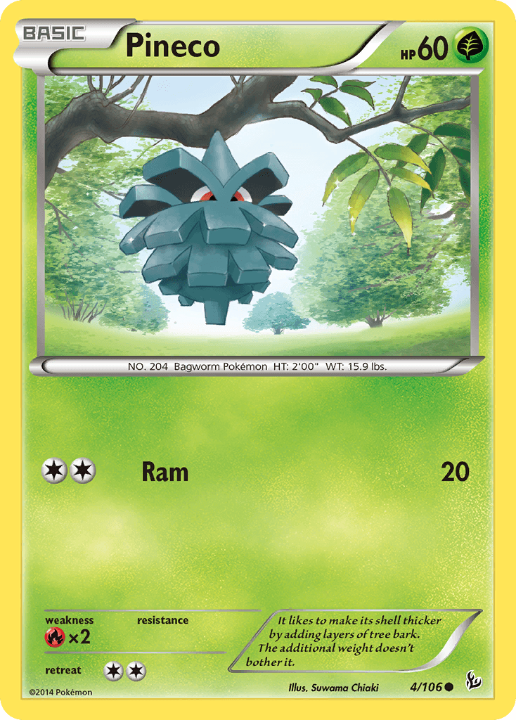 Pineco Flashfire card