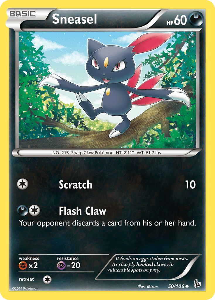 Sneasel Flashfire card