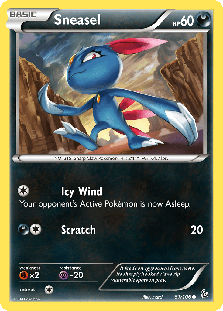 Sneasel Flashfire card
