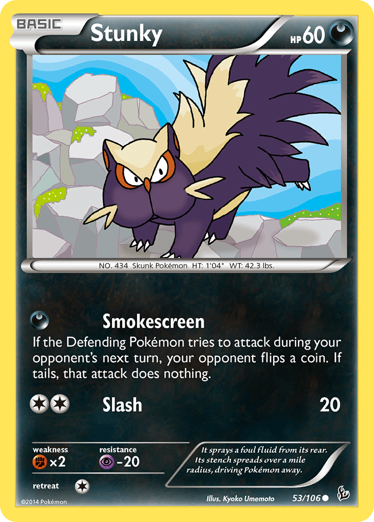 Stunky Flashfire card