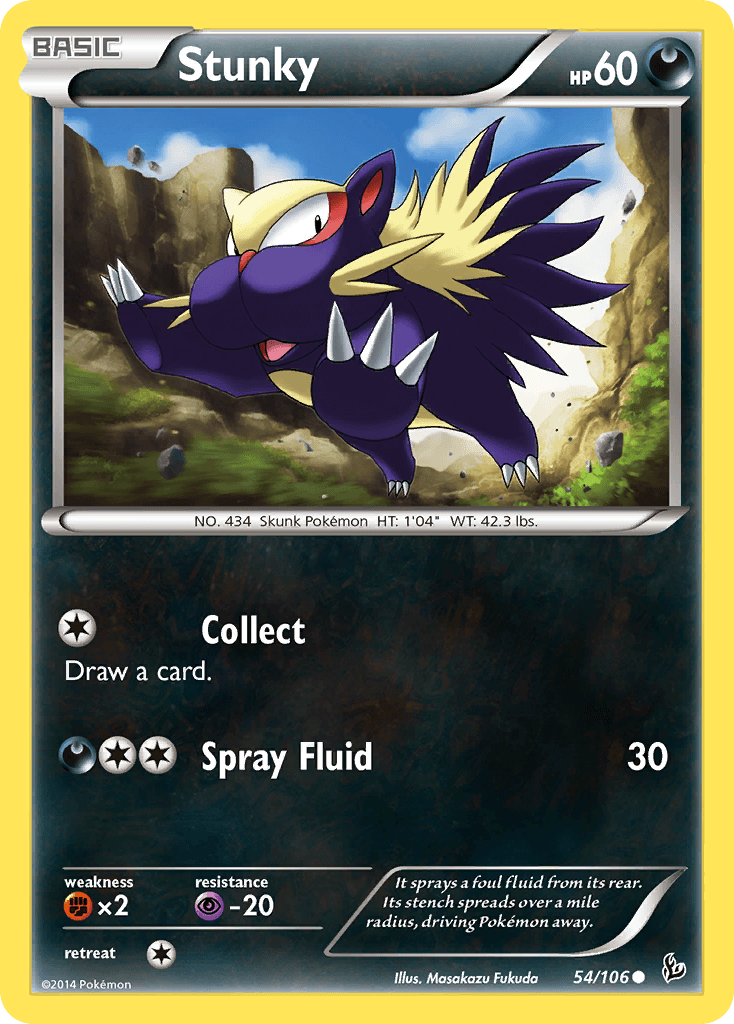 Stunky Flashfire card