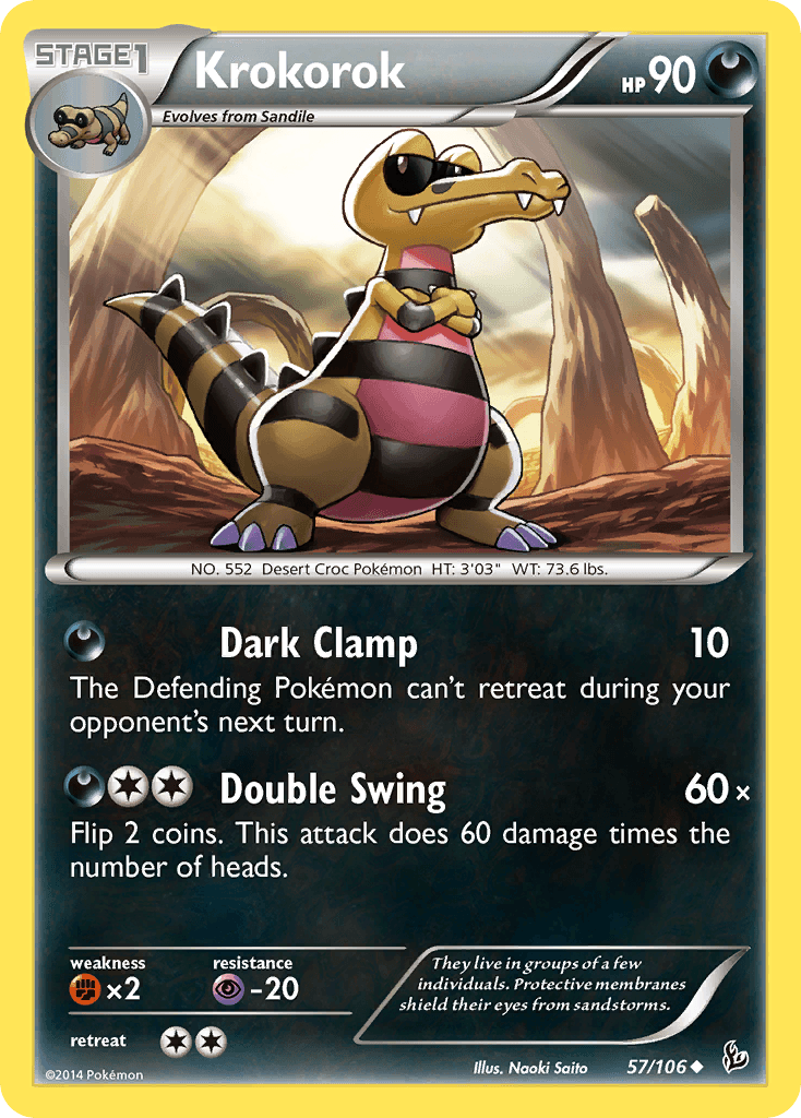 Krokorok Flashfire card