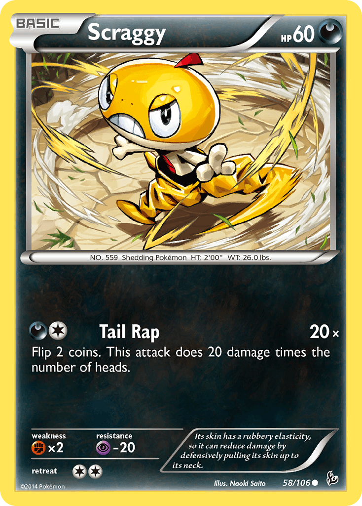 Scraggy Flashfire card