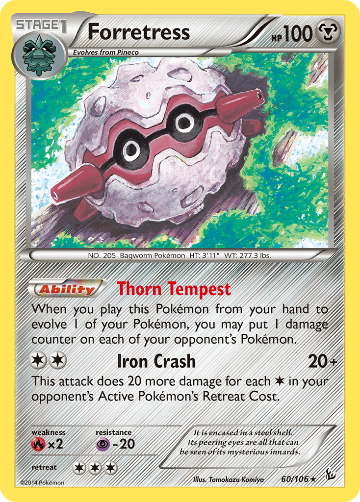 Forretress Flashfire card