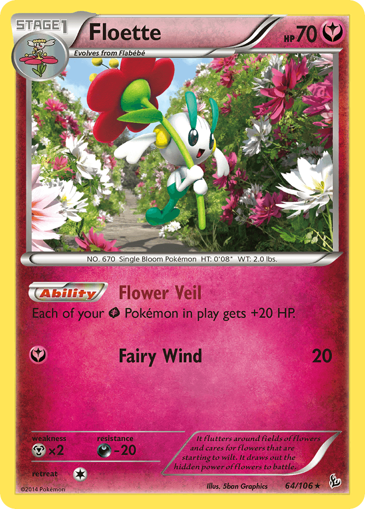 Floette Flashfire card