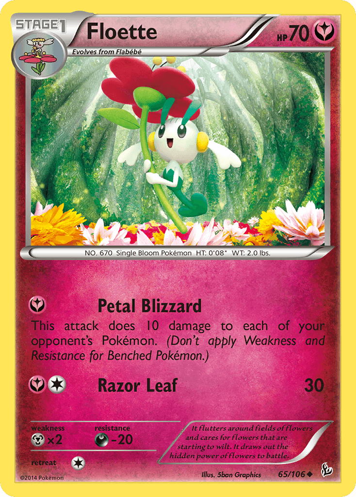 Floette Flashfire card