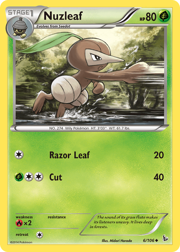 Nuzleaf Flashfire card