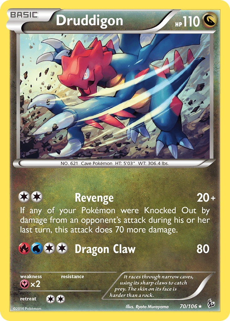 Druddigon Flashfire card