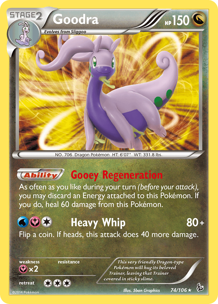 Goodra Flashfire card