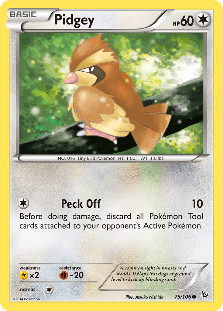 Pidgey Flashfire card