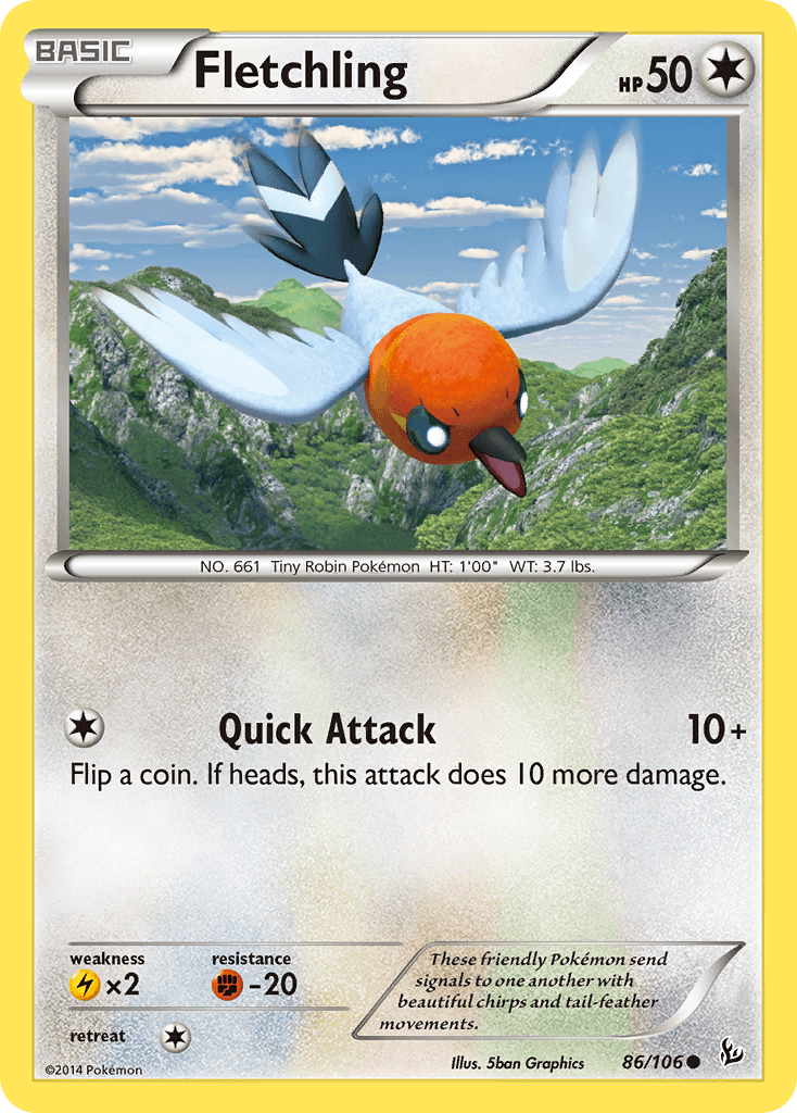 Fletchling Flashfire card