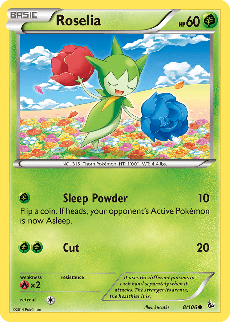 Roselia Flashfire card