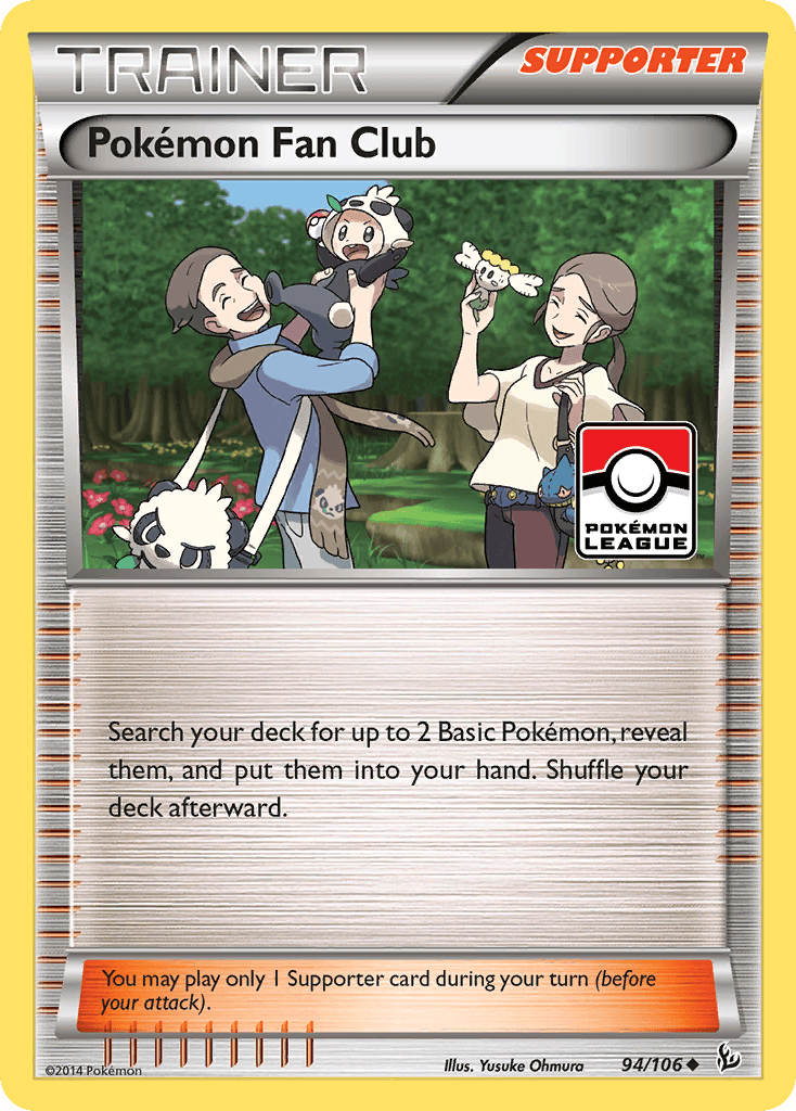 Pokémon Fan Club Flashfire card