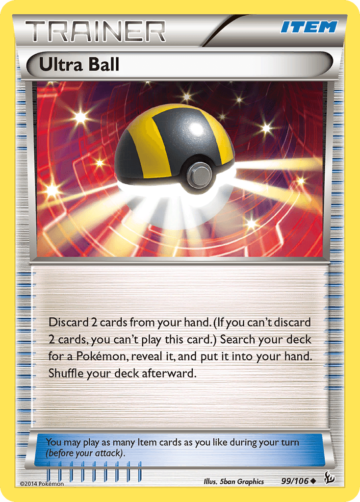 Ultra Ball Flashfire card