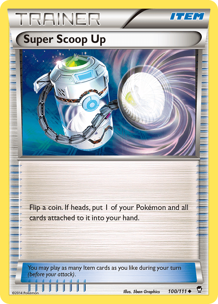 Super Scoop Up Furious Fists card