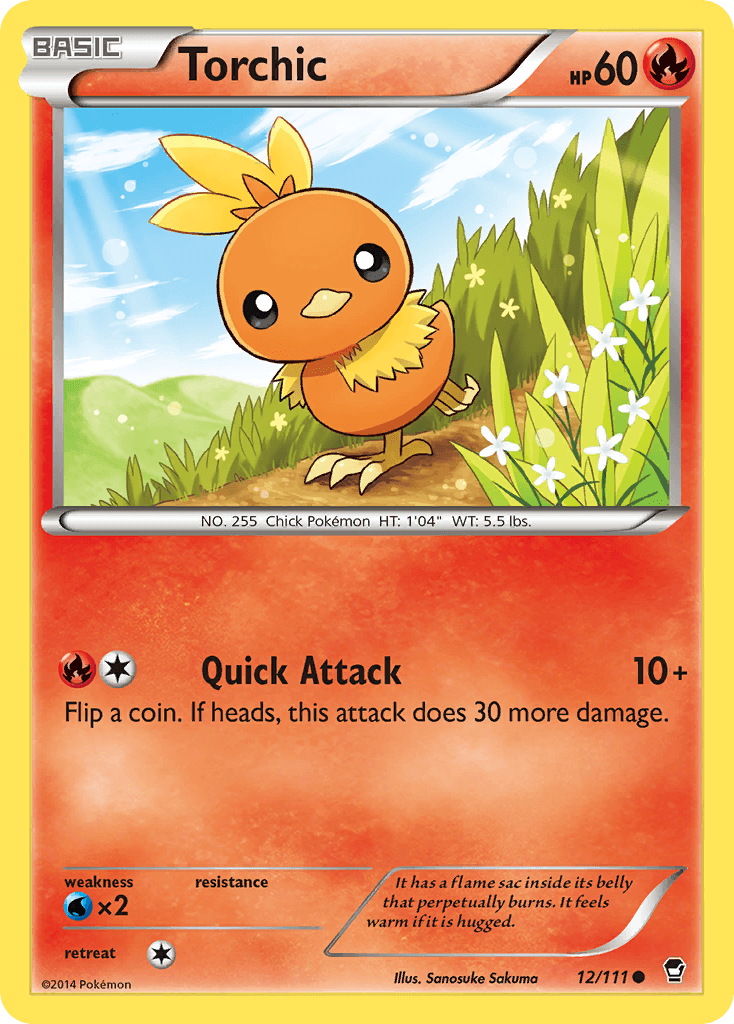 Torchic Furious Fists card