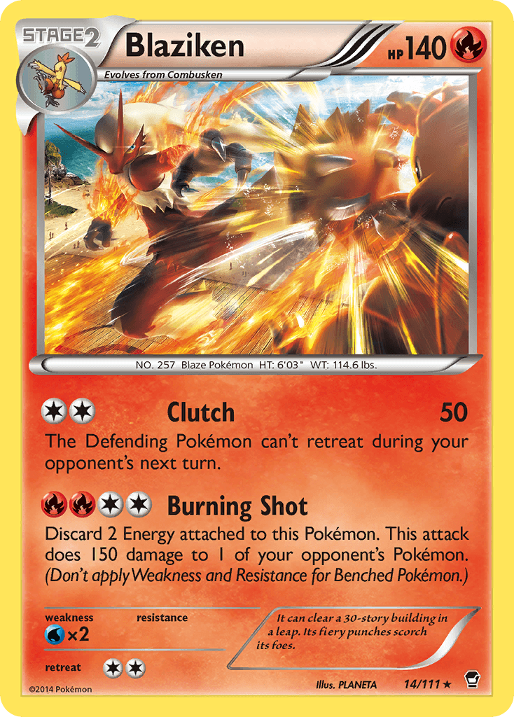 Blaziken 宝可梦 card