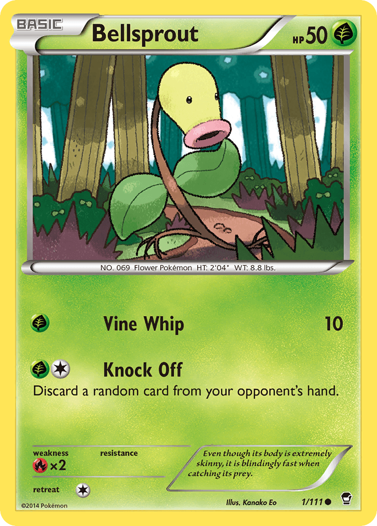 Bellsprout Furious Fists card