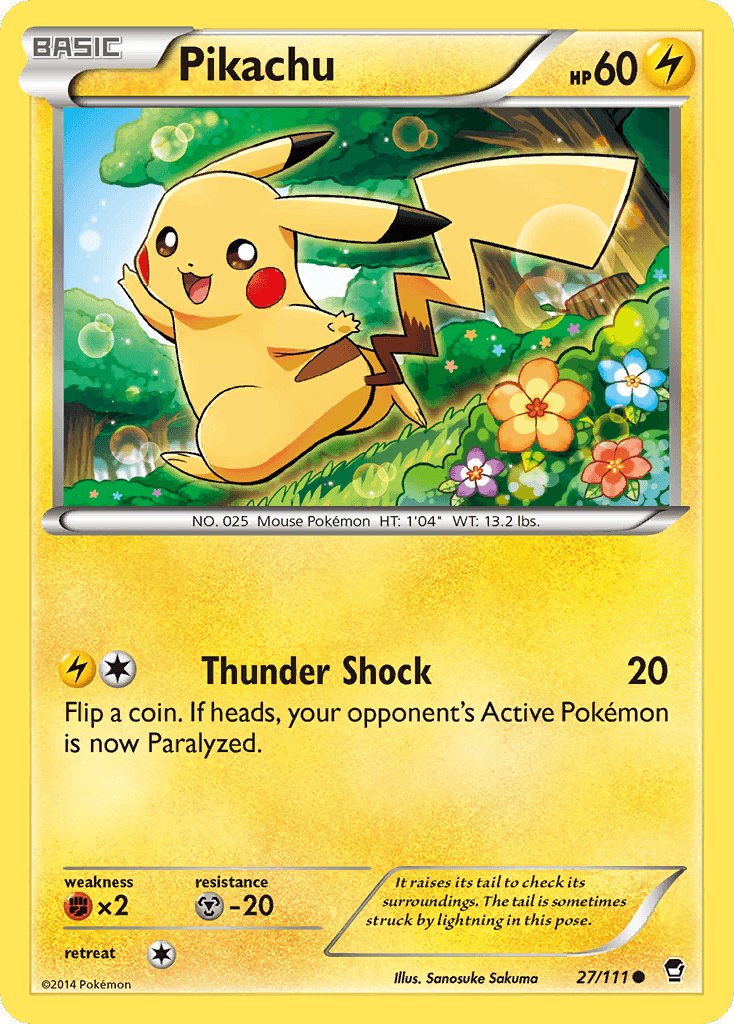 Pikachu Furious Fists card