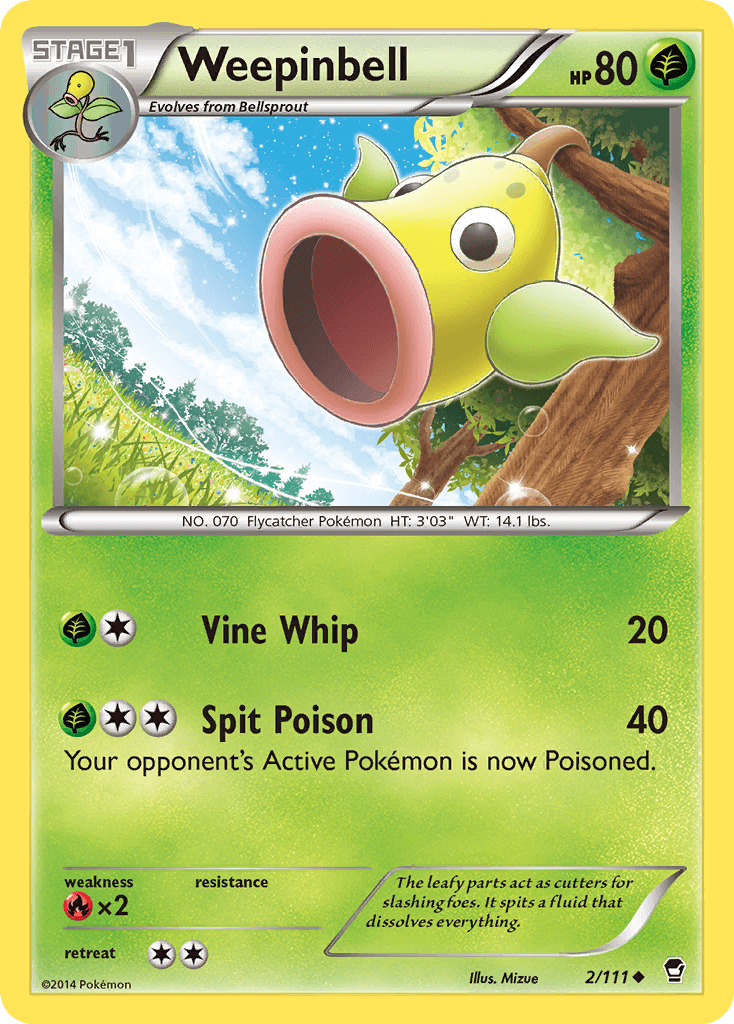 Weepinbell Furious Fists card