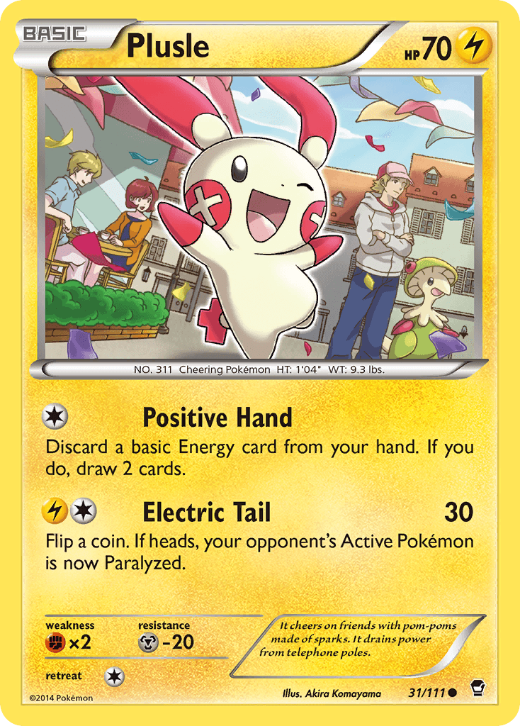 Plusle Furious Fists card