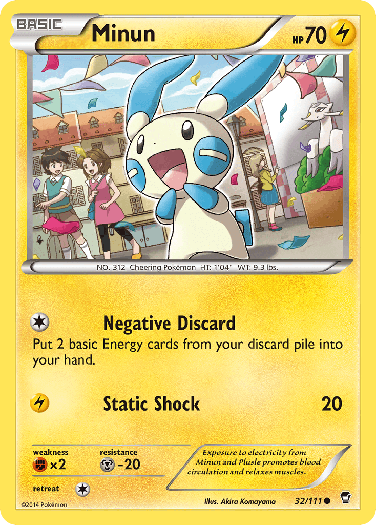 Minun Furious Fists card