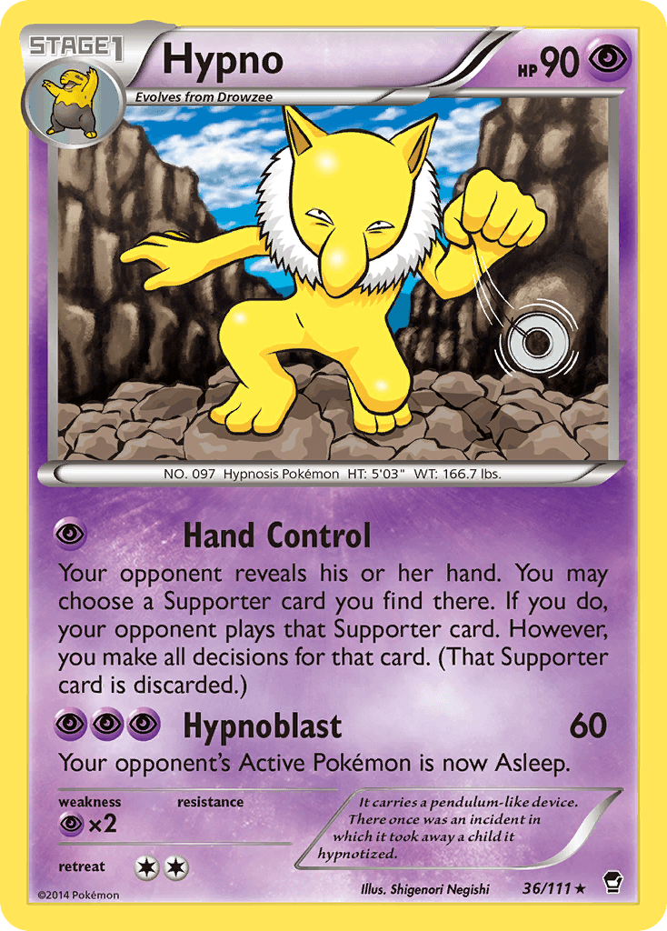 Hypno Furious Fists card