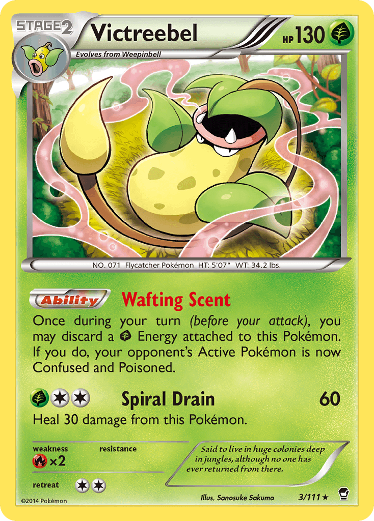 Victreebel Furious Fists card